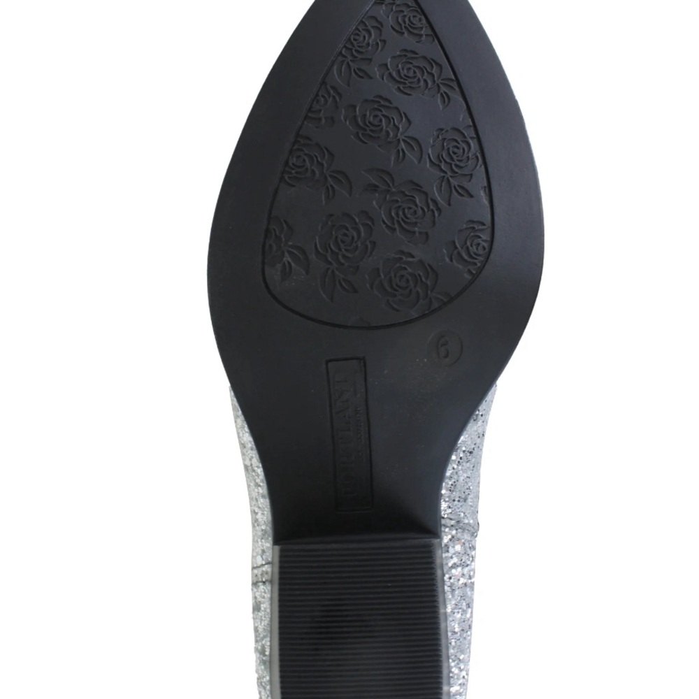 Silver Glitter Cowboy Boots - Picture 5 of 5